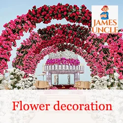 Flower decoration Mr. Sudeb Sarkar in Kalyani